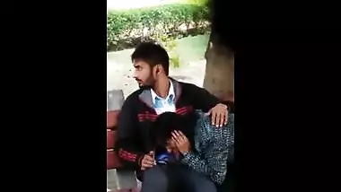 Desi sex video of a horny young couple enjoying outdoor sex
