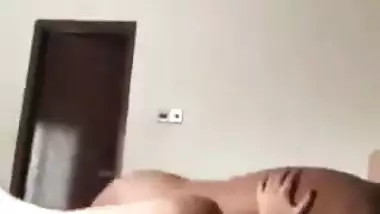 Girl moans when her lover enjoys hardcore sex with her