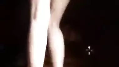 Sexy village Bhabhi nude show on selfie cam