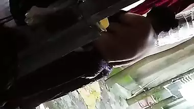 Son captures mom bathing in open backyard viral MMS