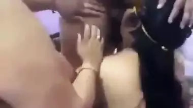 Couples swap their partners in Indian group sex