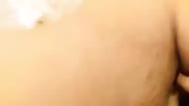 Lady gives an Indian blowjob to her lover in bed