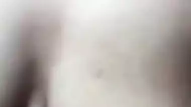 Bengali wife in bathroom shows nude body before bathing