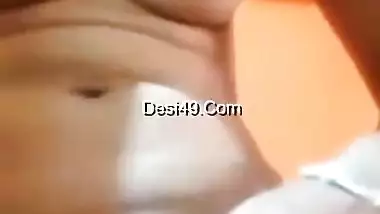 Today Exclusive- Sexy Desi Girl Showing Her Boobs And Pussy On Video Call Part 4